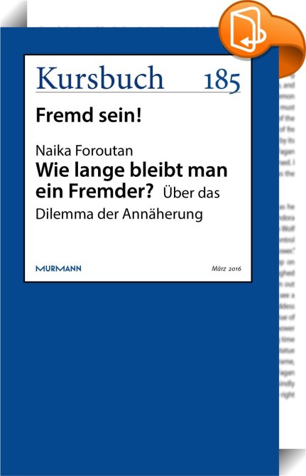 Wie Lange Bleibt Man Ein Fremder Armin Nassehi Naika - 