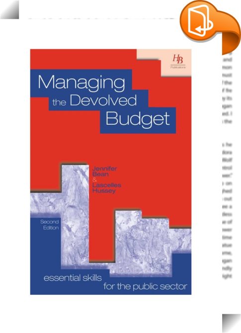 Managing The Devolved Budget Jennifer Bean Lascelles